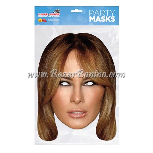 PMTRUM - Maschera Cartoncino Melania Trump