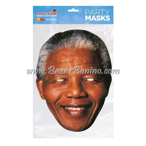 PNELSO - Maschera Cartoncino Nelson Mandela