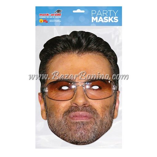 SGMICH - Maschera Cartoncino George Michael