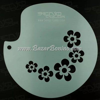 Stencil Flower Vine Senjo-Color - TST2021