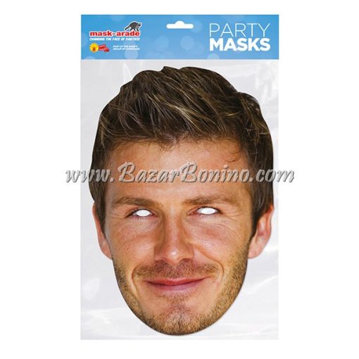 TDBECK - Maschera Cartoncino David Beckham