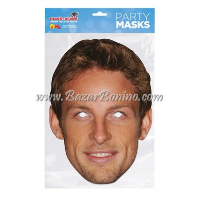 TJBUTT - Maschera Cartoncino Jenson Button