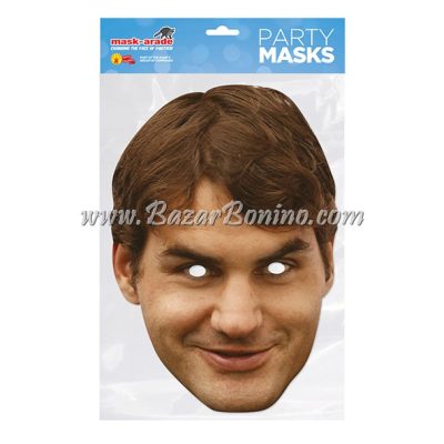 TRFEDE - Maschera Cartoncino Roger Federer