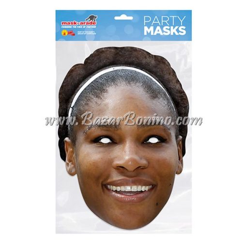 TSWILL - Maschera Cartoncino Serena Williams