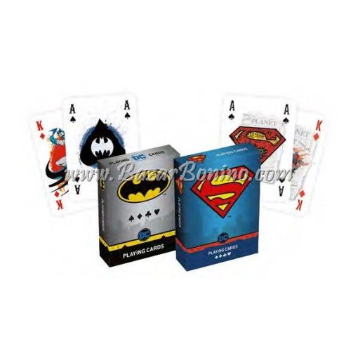 CM0030 - Mazzo carte Cartamundi Batman Superman Duopack