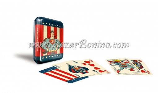 CM0050 - Mazzo carte Cartamundi Superman Tin Box