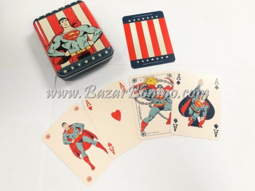 CM0050 - Mazzo carte Cartamundi Superman Tin Box