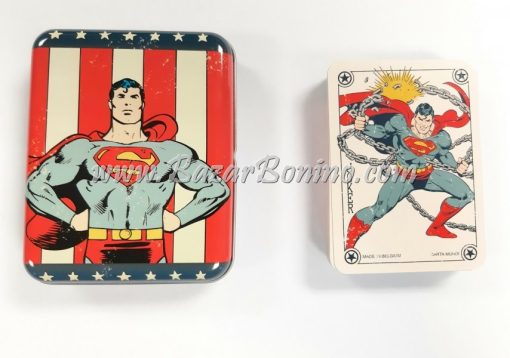 CM0050 - Mazzo carte Cartamundi Superman Tin Box
