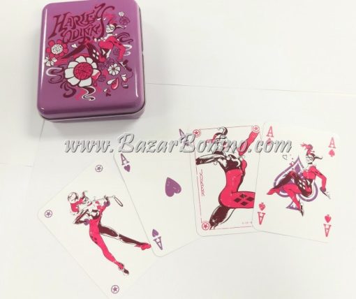CM0060 - Mazzo carte Cartamundi Harley Quinn Tin Box