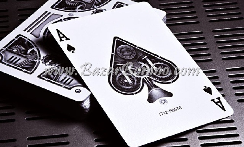 MB0311 Mazzo Carte Bicycle Steampunk Silver BazarBonino