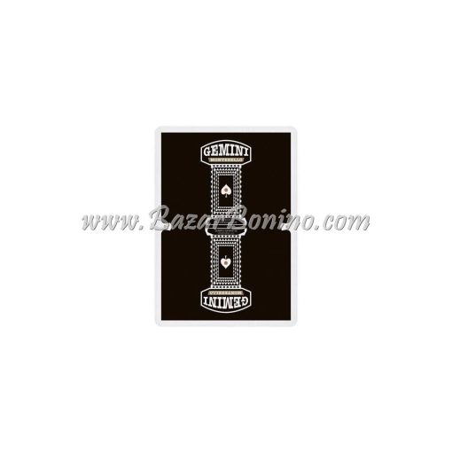 MG030 - Mazzo Carte Gemini Casino Black