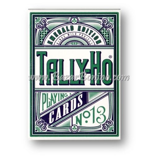 MV0226 - Mazzo Carte Tally Ho Emeralds White Edition