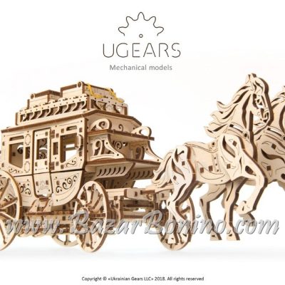 Ugears Stagecoach Mechanical Model Kit