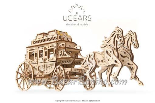 Ugears Stagecoach Mechanical Model Kit