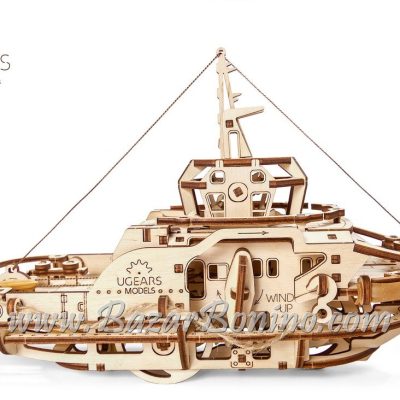 Ugears Tugboat Mechanical Model Kit