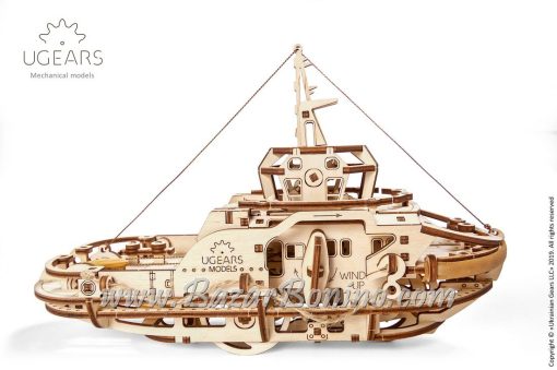 Ugears Tugboat Mechanical Model Kit