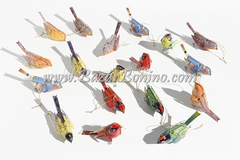 AS0460 - Uccellino Decorativo in Latta - BazarBonino