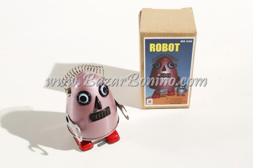 RT0082 - Robot Uovo Rosa in Latta