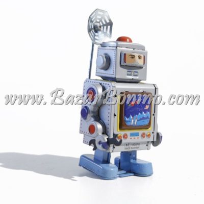 RT0105 - Robot con TV e Antenna in latta