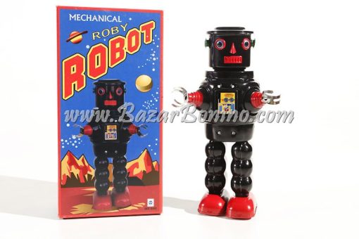 RT0356 - Roby Robot Nero in latta