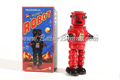 RT0357 - Roby Robot Rosso in latta