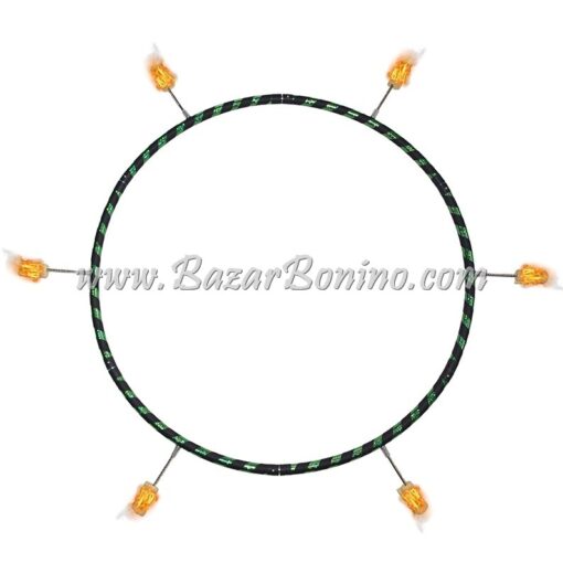 JG3992S - Fire Hoop Smontabile 90cm. 6 Fuochi