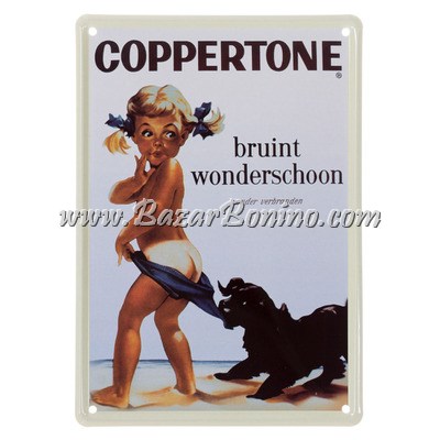 LP0050 - Quadretto Pubblicitario Latta Coppertone