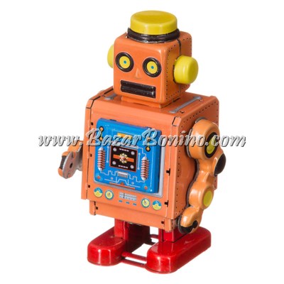 RT0108 - Robot Arancione in latta