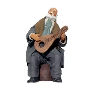 Uomo Seduto Mandolino